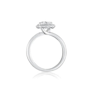 Diamond Halo Engagement Ring by Ron Rosen at Regard Jewelry in Austin Texas - Regard Jewelry