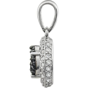 Diamond Halo-Style Cluster Pendant at Regard Jewelry in Austin, Texas - Regard Jewelry