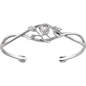 Diamond Leaf Cuff Bracelet at Regard Jewelry in Austin, Texas - Regard Jewelry
