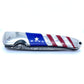 Double Sided Damascus Steel Patriotic Collection 4" Linerlock Knife at Regard Jewelry in Austin, Texas - Regard Jewelry