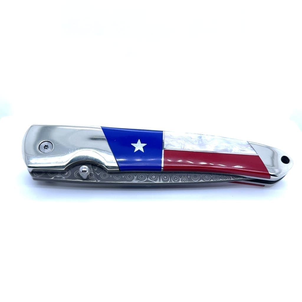 Double Sided Patriotic Collection 4" Linerlock Knife at Regard Jewelry in Austin, Texas - Regard Jewelry