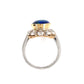 Edwardian 4.50ct Oval Black Opal & 1.44tcw Diamond Ring, s6 at Regard Jewelry in Austin, Texas - Regard Jewelry