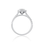 Load image into Gallery viewer, Emerald Shape Halo Engagement Ring by Ron Rosen at Regard Jewelry in Austin, Texas - Regard Jewelry
