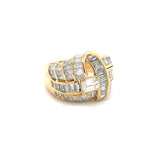 Load image into Gallery viewer, Estate Diamond Ring with Baguettes at Regard Jewelry in Austin, Texas - Regard Jewelry
