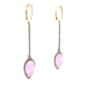 Fashion Earrings With Mother of Pearl and Diamonds at Regard Jewelry in Austin, Texas - Regard Jewelry
