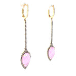 Load image into Gallery viewer, Fashion Earrings With Mother of Pearl and Diamonds at Regard Jewelry in Austin, Texas - Regard Jewelry
