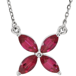 Gemstone Cluster Necklace at Regard Jewelry in Austin, Texas - Regard Jewelry