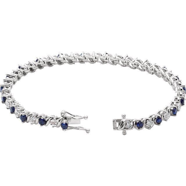 Gemstone & Diamond Line Bracelet at Regard Jewelry in Austin, Texas - Regard Jewelry