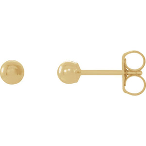 Gold Ball Ear Studs at Regard Jewelry in Austin, TEXAS - Regard Jewelry