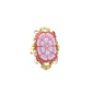 HANDCUT CAMEO RING SET IN 14K YELLOW GOLD IN AUSTIN, TX. - Regard Jewelry