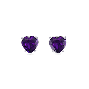 HEART SHAPE AMETHYST EARRINGS AT REGARD JEWELRY IN AUSITN, TEXAS - Regard Jewelry