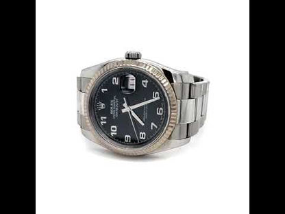 Stainless Rolex Datejust With Black Dial at Regard Jewelry in Austin, Texas