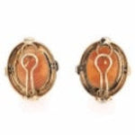 Load image into Gallery viewer, Large Shell Cameo Earrings at Regard Jewelry in Austin, Texas - Regard Jewelry
