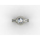 Modern Engagement Ring with Spinning Halo by Regard Jewelry in Austin, Texas - Regard Jewelry