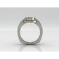 Modern Engagement Ring with Spinning Halo by Regard Jewelry in Austin, Texas - Regard Jewelry