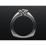Load image into Gallery viewer, Modern Shoulder Channel Engagement Ring by Regard Jewelry in Austin, Texas - Regard Jewelry
