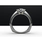 Modern Shoulder Channel Engagement Ring by Regard Jewelry in Austin, Texas - Regard Jewelry
