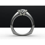 Load image into Gallery viewer, Modern Shoulder Channel Engagement Ring by Regard Jewelry in Austin, Texas - Regard Jewelry
