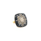 Multi-Colored Diamond Cluster Ring at Regard Jewelry in Austin, Texas - Regard Jewelry