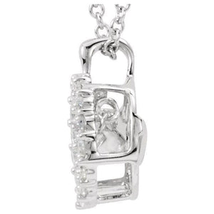 Mystara Diamonds® Halo-Style Necklace at Regard Jewelry in Austin, Texas - Regard Jewelry
