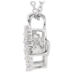 Load image into Gallery viewer, Mystara Diamonds® Halo-Style Necklace at Regard Jewelry in Austin, Texas - Regard Jewelry
