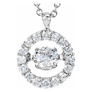 Mystara Diamonds® Halo-Style Necklace at Regard Jewelry in Austin, Texas - Regard Jewelry