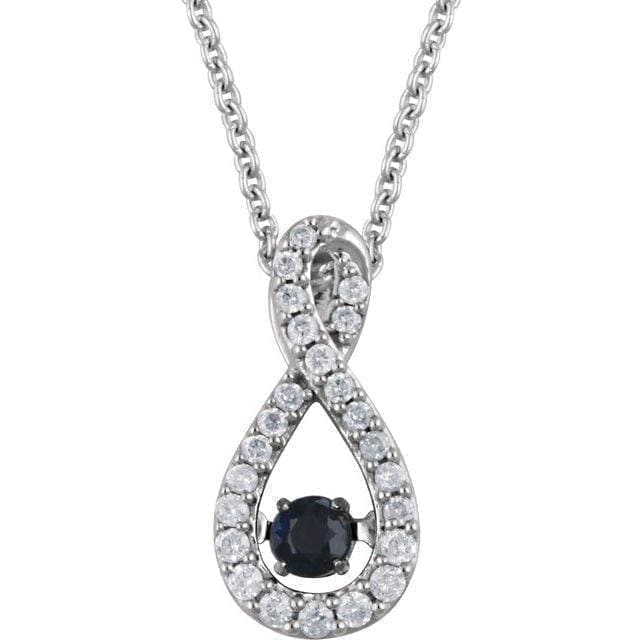 Mystara® Infinity-Inspired Gemstone Necklace at Regard Jewelry in Austin, Texas - Regard Jewelry