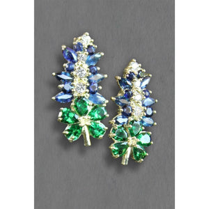 Original Texas Bluebonnet Earrings at Regard Jewelry In Austin, TEXAS - Regard Jewelry