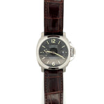 Load image into Gallery viewer, Panerai Pam 48 Stainless Steel Complete 40mm Black Dial Crocodile Strap at Regard Jewelry in Austin, - Regard Jewelry

