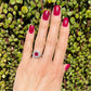 Platinum 1.50ct Cushion Ruby & Double Halo.50tcw OEC Diamond