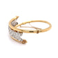 Platinum & 14K Retro .90tcw Diamond Bias Bracelet 20.5g at Regard jewelry in Austin, Texas - Regard Jewelry