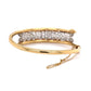 Platinum & 14K Retro .90tcw Diamond Bias Bracelet 20.5g at Regard jewelry in Austin, Texas - Regard Jewelry