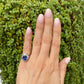 Platinum 3.43ct Oval Sapphire & .92tcw Diamond Ring 8.1g, 5.5 at Regard Jewelry in Austin, Texas - Regard Jewelry