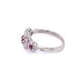Platinum 3 Ruby Flower Band Ring at Regard Jewelry in Austin, Texas - Regard Jewelry