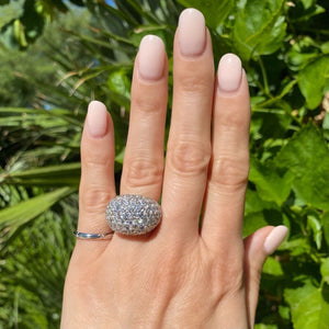 Platinum 5.51tcw Pave Diamond Dome Ring 21.2g, s6.75 at Regard Jewelry in Austin, Texas - Regard Jewelry