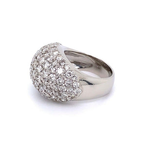 Platinum 5.51tcw Pave Diamond Dome Ring 21.2g, s6.75 at Regard Jewelry in Austin, Texas - Regard Jewelry