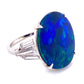 Platinum 5.80ct Black Opal & 1.00tcw Diamond Ring, s7 at Regard Jewelry in Austin, Texas - Regard Jewelry