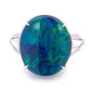 Platinum 5.80ct Black Opal & 1.00tcw Diamond Ring, s7 at Regard Jewelry in Austin, Texas - Regard Jewelry