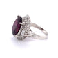Platinum 8.76ct Rhodolite Garnet & .95tcw Diamond Ring 12.1g, s6.25 at Regard Jewelry in Austin, - Regard Jewelry
