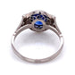 Platinum Art Deco 2.35ct Round Sapphire & .85tcw Diamond Ring s7.25 at Regard Jewelry in Austin, - Regard Jewelry