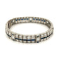 Platinum Art Deco 7.04tcw Diamond & 3.50tcw Sapphire Bracelet 32.3g, 7" at Regard Jewelry in Austin, - Regard Jewelry