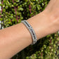 Platinum Art Deco 7.04tcw Diamond & 3.50tcw Sapphire Bracelet 32.3g, 7" at Regard Jewelry in Austin, - Regard Jewelry