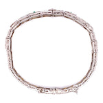 Load image into Gallery viewer, Platinum Art Deco Diamond Bracelet, 5.75tcw &amp; .10tcw Emeralds 22.8g, 7&quot; at Regard Jewelry in Austin, - Regard Jewelry
