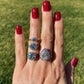 Platinum Art Deco Pear Shape Diamond and Ruby Ring at Regard Jewelry in Austin, Texas - Regard Jewelry