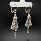 Platinum Art Deco Revival Briolette Diamond Earrings at Regard Jewelry in Austin, Texas - Regard Jewelry