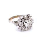 Load image into Gallery viewer, Platinum Art Deco Ring with Old Cushion Diamond at Regard Jewelry in Austin, Texas - Regard Jewelry
