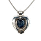 Platinum Cabochon Sapphire and Diamond Necklace at Regard Jewelry in Austin, Texas - Regard Jewelry
