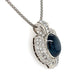 Platinum Cabochon Sapphire and Diamond Necklace at Regard Jewelry in Austin, Texas - Regard Jewelry