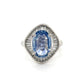 Platinum No Heat Sapphire and Diamond Ballerina Ring at Regard Jewelry in Austin, Texas - Regard Jewelry