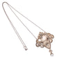 Platinum on 18K Edwardian 2.80tcw Diamond & Natural Pearl Necklace, 14K Chain 17" at Regard Jewelry - Regard Jewelry